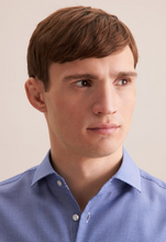 Load image into Gallery viewer, Seidensticker - Twill Regular Fit Shirt, Geometric Navy