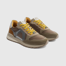 Load image into Gallery viewer, Ambitious - Teddy Panel Sneaker, Salvia / Brown, Bray