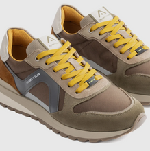 Load image into Gallery viewer, Ambitious - Teddy Panel Sneaker, Salvia / Brown, Bray