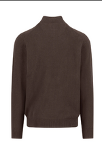 Load image into Gallery viewer, Fynch Hatton - Sweater With Zip, Earth