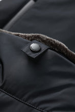 Load image into Gallery viewer, Strellson - Lucca 2.0, Fur Neck Coat, Navy