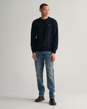 Load image into Gallery viewer, GANT - Superfine Lambswool C-Neck Sweater, Marine