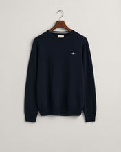 Load image into Gallery viewer, GANT - Superfine Lambswool C-Neck Sweater, Marine