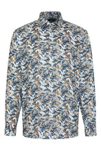 Load image into Gallery viewer, Bugatti - Pure Linen Shirt, Leaves print