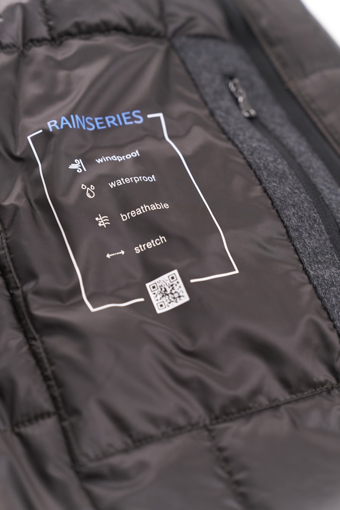 Bugatti - Rainseries Wool Coat, Charcoal ( 44, 48 & 50 Only)