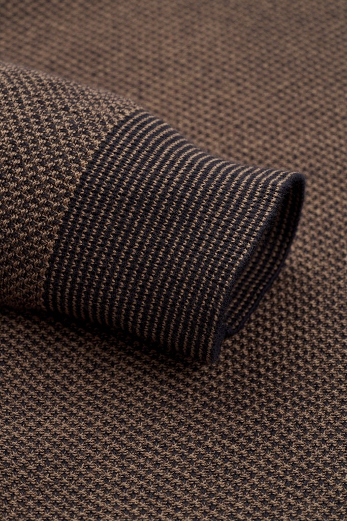 Bugatti - Half Zip Knitted Sweater, Brown