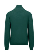 Load image into Gallery viewer, Fynch Hatton - Cashmere Half Zip, Dark Emerald