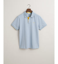 Load image into Gallery viewer, GANT - Contrast Pique SS Rugger Polo, Dove Blue