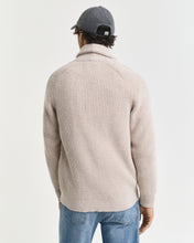 Load image into Gallery viewer, GANT - Wool Blend Shawl Collar Cardigan, Light Beige Melange