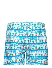 Load image into Gallery viewer, Happy Socks - Light Blue Palm Beach Swim Shorts