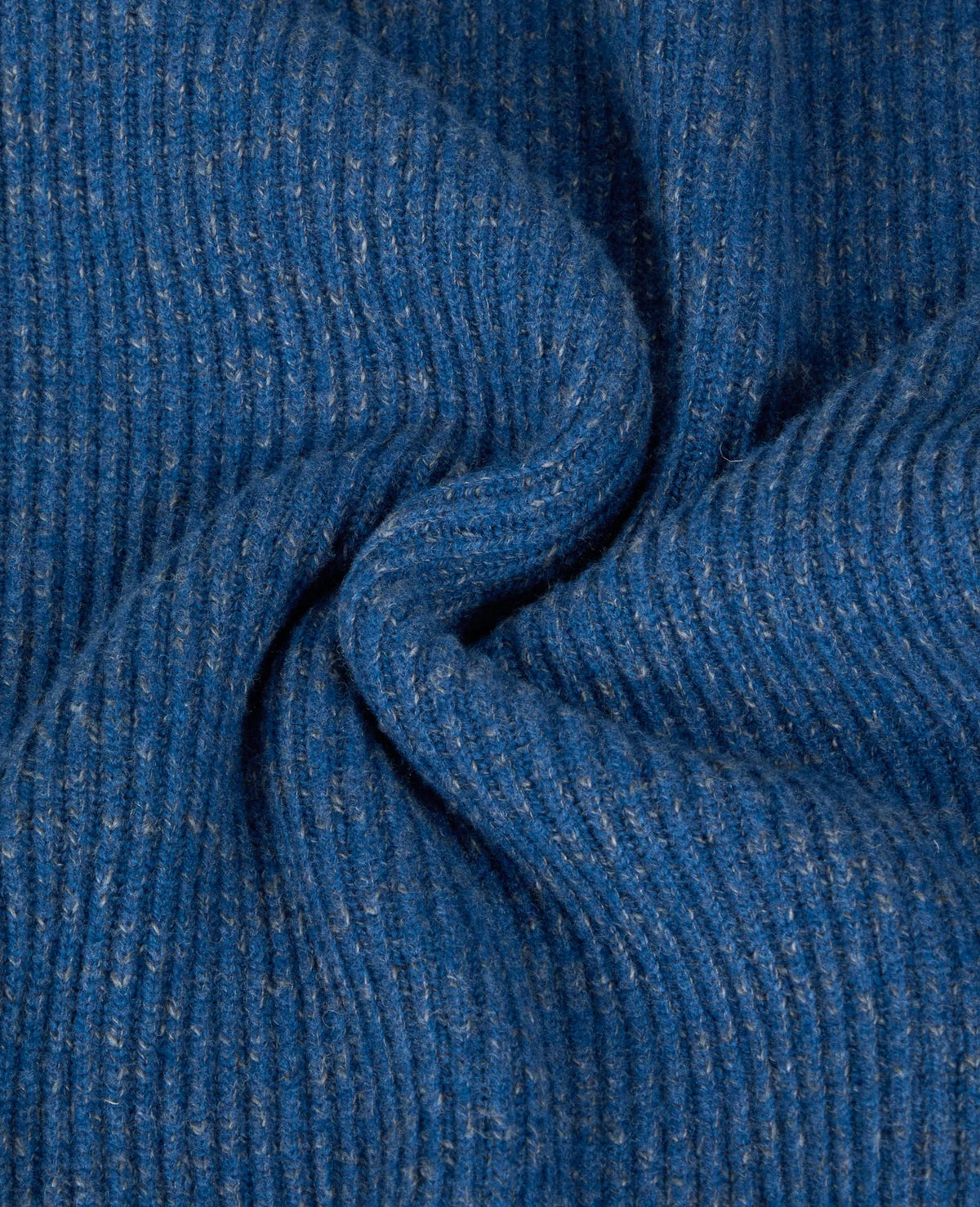 Magee - Jack Ribbed Crew, Blue with Grey