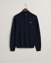 Load image into Gallery viewer, GANT - Superfine Lambswool Half-Zip Sweater, Marine