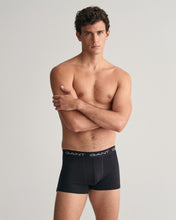 Load image into Gallery viewer, GANT - 5 Pack Basic Cotton Stretch Trunks, Black