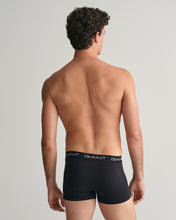Load image into Gallery viewer, GANT - 5 Pack Basic Cotton Stretch Trunks, Black