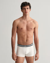 Load image into Gallery viewer, GANT - 3 Pack Basic Cotton Stretch Trunks, White
