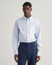Load image into Gallery viewer, GANT -Slim Oxford Stretch Stripe Shirt, Blue
