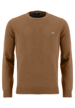 Load image into Gallery viewer, Fynch Hatton, - Premium Lambswool Crew, Camel (L Only)