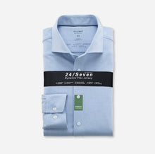 Load image into Gallery viewer, OLYMP - Modern Fit, 24/7, Blue Dynamic Stretch