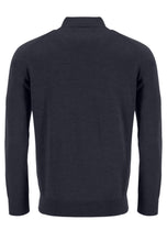 Load image into Gallery viewer, Fynch-Hatton - Troyer Zip. Merino Navy (XXL Only)