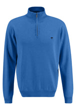 Load image into Gallery viewer, Fynch-Hatton - Knit Quarter Zip, Bright Ocean (S Only)
