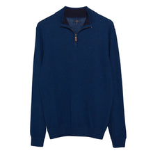 Load image into Gallery viewer, Magee Knitwear- 3XL - Lunnaigh 1/4 Zip , Navy

