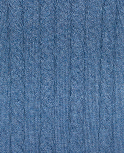 Magee - Valentia Cotton Cable Knit, Blue