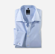 Load image into Gallery viewer, OLYMP - Luxor, Modern Fit, Blue, Double Cuff - Tector Menswear