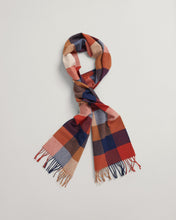 Load image into Gallery viewer, GANT - Multi Check Scarf, Golden Orange
