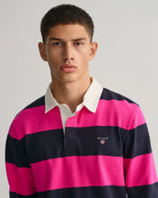 Load image into Gallery viewer, GANT - Barstripe Heavy Rugger, Hyper Pink (L & XXL Only)