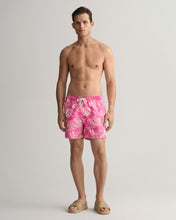 Load image into Gallery viewer, GANT - CF Tropical Leaves Print SW Shorts, Perky Pink