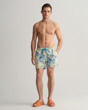 Load image into Gallery viewer, GANT - CF Tropical Print Swim Shorts, Lagoon