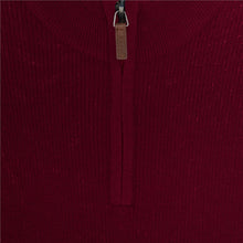 Load image into Gallery viewer, Magee - Gweedore Knitwear 1/4 Zip, Wine Red
