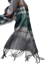 Load image into Gallery viewer, Bugatti - Cashmere Men&#39;s Scarf in Green/Navy/Grey
