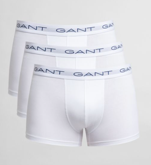 GANT - 3 Pack White Trunk