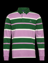 Load image into Gallery viewer, Gant - Repeat Stripe Rugby Jersey- Orchid Lilac (L Only)