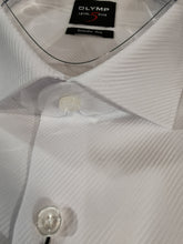 Load image into Gallery viewer, OLYMP - Body Fit, White, Diagonal Twill