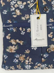 Marnelli - Navy Floral Shirt