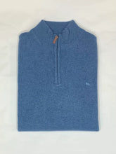 Load image into Gallery viewer, Magee Knitwear - 3XL - Gweedore  1/4 Zip , Blue
