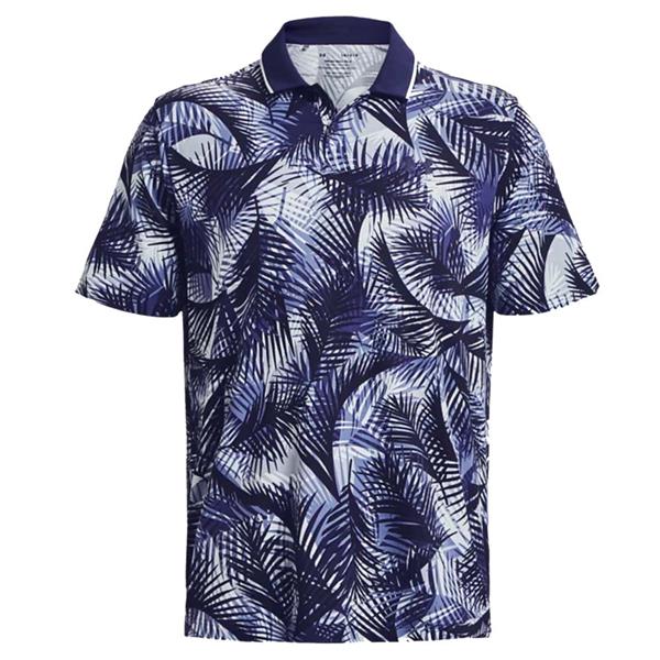 Under Armour - Iso-Chill Graphic Palm Polo, Blue (M & XL Only)