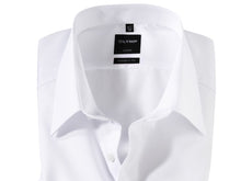 Load image into Gallery viewer, Olymp Luxor Modern fit white long sleeve shirt (No pocket)