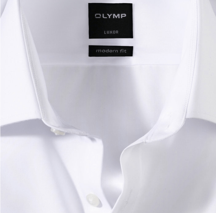 OLYMP - Luxor, Modern Fit, White - Tector Menswear