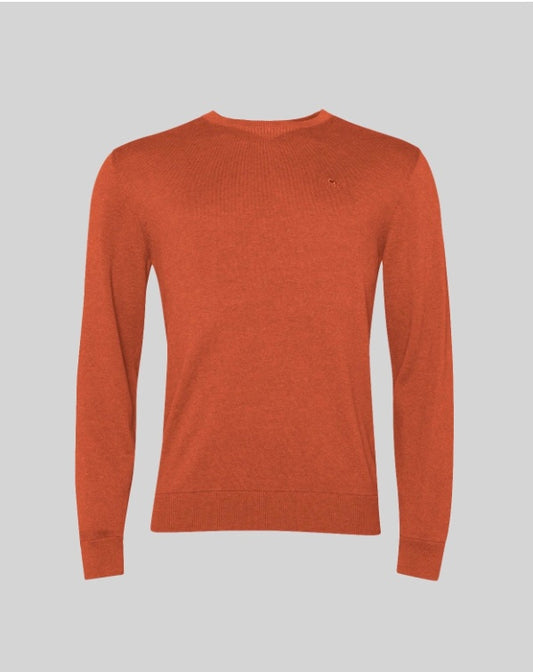 Magee - Carn Crew Knitwear, Tangerine
