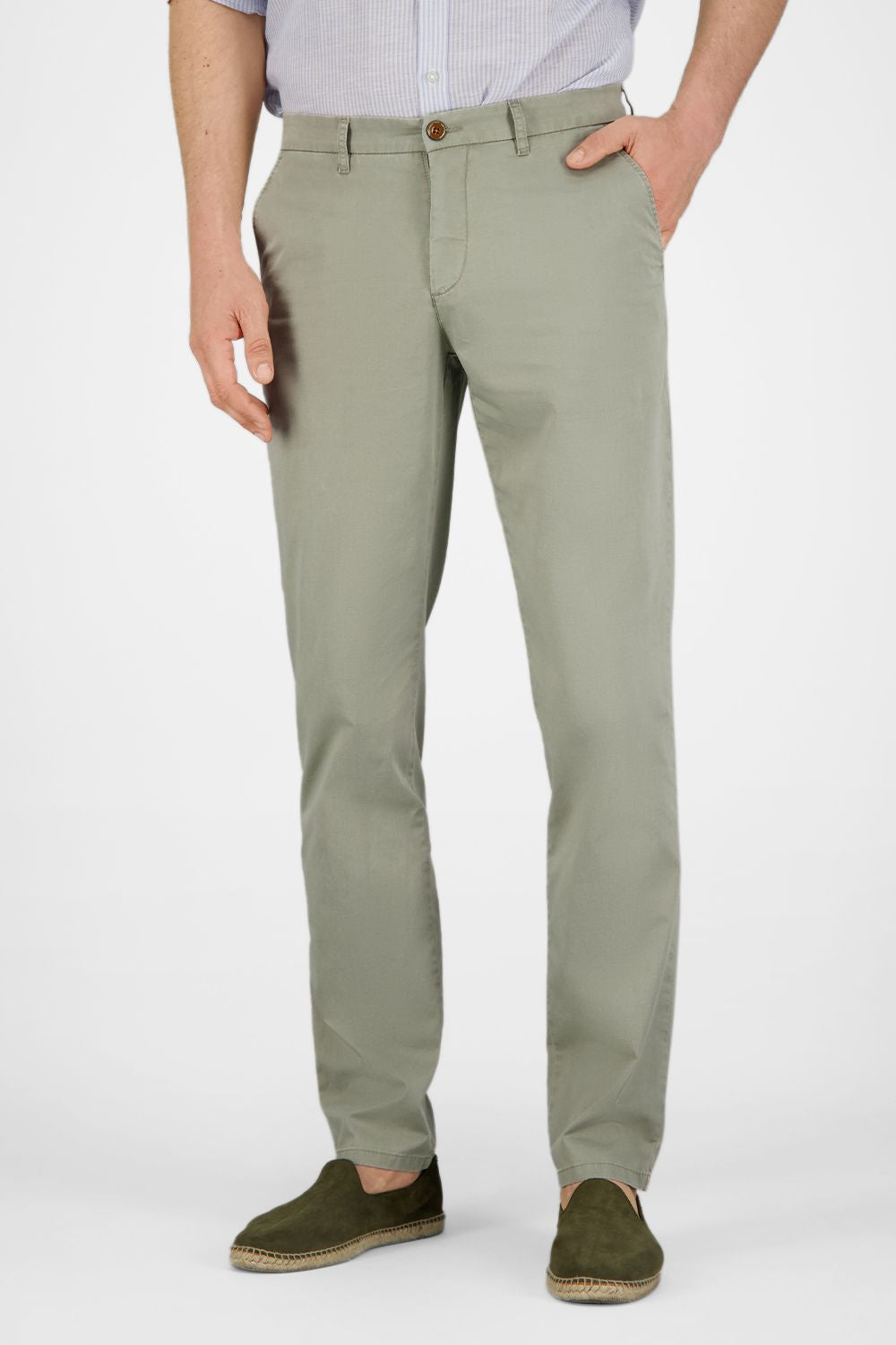 Gardeur - Bono Leisure Luxury Chinos, Pastel Green