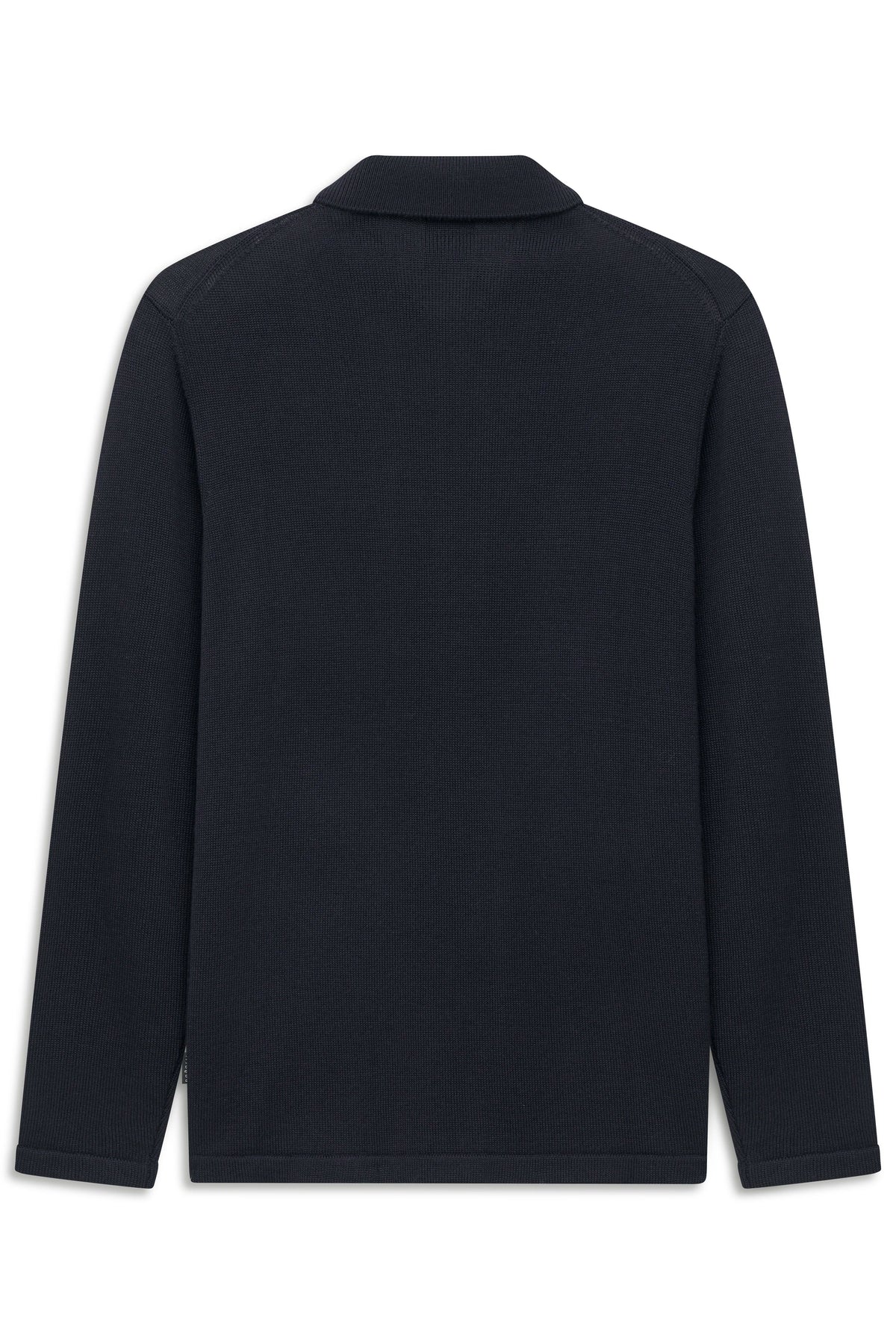 Bugatti - Wool Blend Button-Up Cardigan, Navy