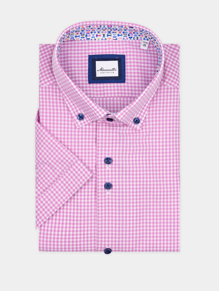Marnelli - Scott BD Shirts, Pink Gingham