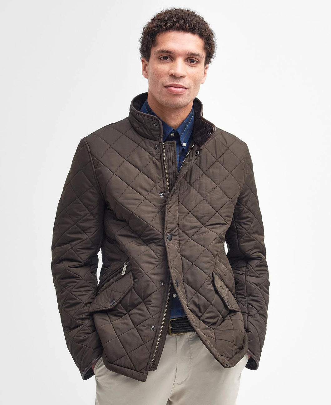 Barbour - Powell Quilted Jacket , Olive (XL & XXL Only)