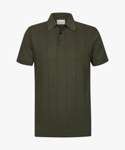 Load image into Gallery viewer, Profuomo - Aero Ease Polo, Green Striped
