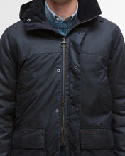Load image into Gallery viewer, Barbour - Bleaberry Hooded Wax Jacket, Navy
