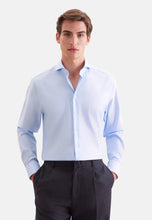 Load image into Gallery viewer, Seidensticker - Regular Fit Business Shirt, Blue Herringbone
