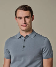 Load image into Gallery viewer, Profuomo - Luxury Basic Polo, Greyed Blue
